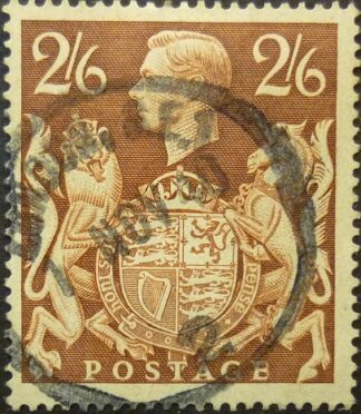 George VI 1939 SG476 2 shillings & 6d brown