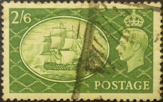 George VI 1951 SG509 2 shillings & 6d green