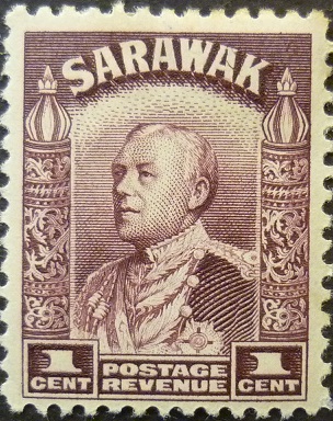 Sarawak 1934 SG106 1 cent purple MINT