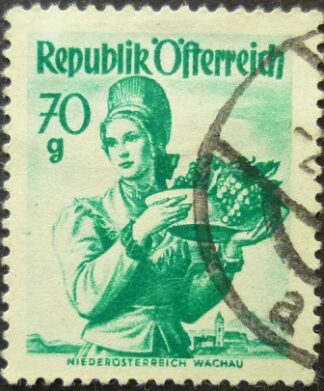 Austria 1948 ~SG1121 70g green