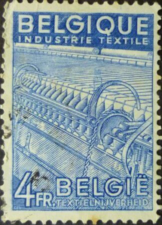 Belgium 1948 ~SG1226 4 franc blue