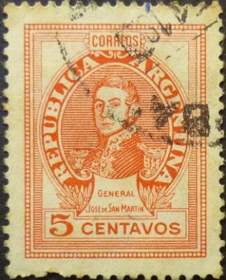 Argentina 1945 SG773 5 cents red