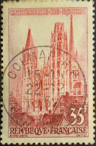 France 1959 ~SG1354 35 francs mauve & red