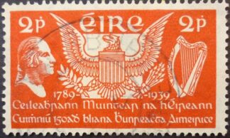 Ireland 1939 SG109 2d red
