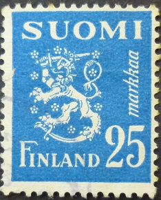 Finland 1930 SG444 25 markka blue
