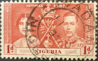 Nigeria 1937 SG046 1d red