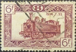 Belgium Railway 1949 ~SGP1283 6 francs purple