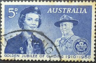 Australia 1960 SG334 5d blue