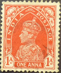 India 1937 SG250 1 anna red