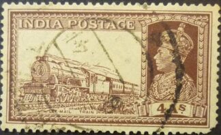 India 1937 SG255 4 annas brown