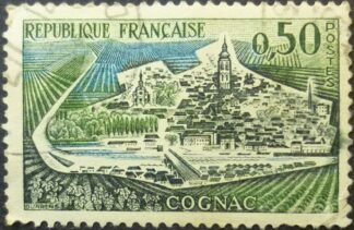 France 1961 ~SG1546 50 cents myrt turquiose & blue