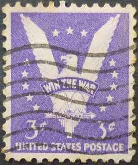 United States 1942 SG902 3 cents violet