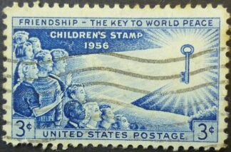 United States 1956 ~SG1087 3 cents blue