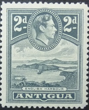 Antigua 1938 SG101 2d grey MINT