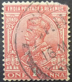 India 1911 SG203 1 anna brown