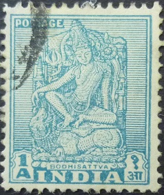 India 1949 SG333 1 anna blue