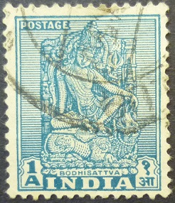 India 1949 SG333 1 anna blue