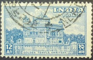 India 1949 SG319 12 annas blue